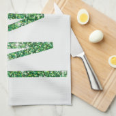 Glitzer Weihnachtsbaum Handtuch (Viertel Falte)