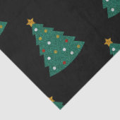 Glitzer Weihnachtsbaum Seidenpapier (Detail)
