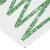 Glitzer Weihnachtsbaum Tischdecke (Schrägansicht)