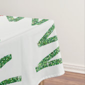 Glitzer Weihnachtsbaum Tischdecke (Beispiel)