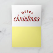 Glitzer Weihnachtsglocken Karte (Innenseite)