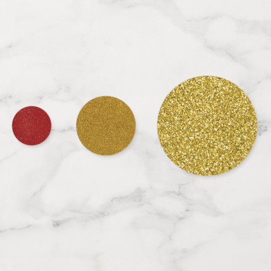 Glitzer Weihnachtsmannmütze Konfetti (Rückseiten)