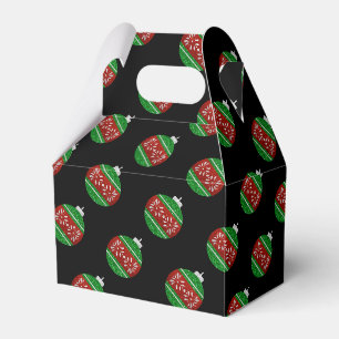 Glitzer Weihnachtsschmuck Geschenkschachtel