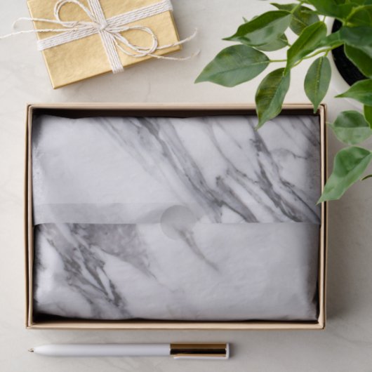 Glitzer (weiß und grau) - Marmorbekleidung Seidenpapier (Geschenk)