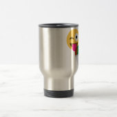 Glitzer wink Emoji Reisebecher (Mittel)