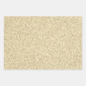 Glitzer-Wrapping-Papier Flachblech Set von 3 Geschenkpapier Set (Vorderseite 3)