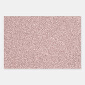 Glitzer-Wrapping-Papier Flachblech Set von 3 Geschenkpapier Set (Vorderseite)