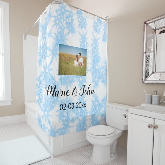 Glitzer-Wurf Duschvorhang (Beispiel)