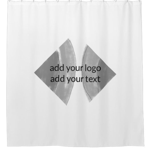 Glitzer-Wurf Duschvorhang (Vorderseite)