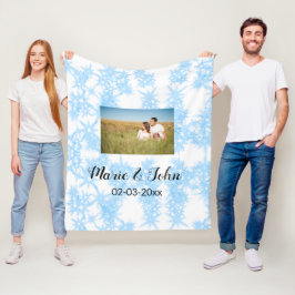 Glitzer-Wurf Fleecedecke