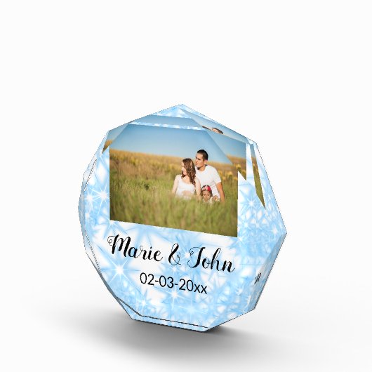 Glitzer-Wurf Fotoblock (Rechts)