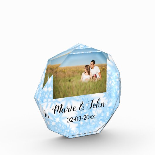 Glitzer-Wurf Fotoblock (Links)