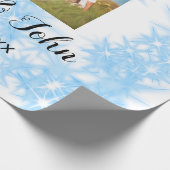 Glitzer-Wurf Geschenkpapier (Ecke)