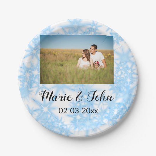 Glitzer-Wurf Pappteller (Vorderseite)