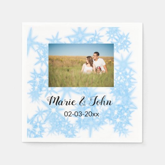 Glitzer-Wurf Serviette (Vorderseite)