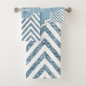 Glitzer Zickzack Badhandtuch Set (Insitu)