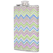 Glitzer Zig Zag Flachmann (Links)
