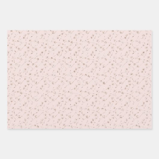 Glitzer Zig Zag Geschenkpapier Set (Vorderseite 2)