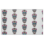 Glitzer Zucker Schädelgewebe Stoff (Fat Quarter (45,7 x 55,9 cm))