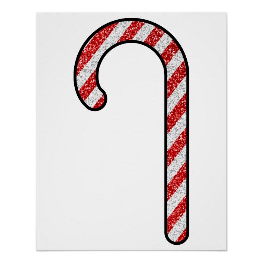 Glitzer-Zuckerhut Poster (Vorderseite)