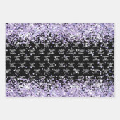 Glitzer zum Geburtstag Geschenkpapier Set (Vorderseite 2)