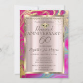 Glitzer zum Hochzeitsfeiern Einladung (Vorderseite)