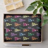 Glitzerbäume Seidenpapier (Geschenk)