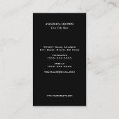 Glitzercaduceus-Symbol-Geschäfts-Karte Visitenkarte (Rückseite)