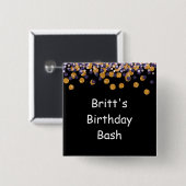 GlitzerConfetti Button (Vorne & Hinten)