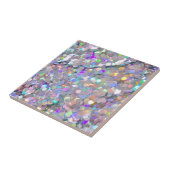 Glitzerconfetti-Glitzern Fliese (Seite)