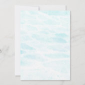 Glitzerflamingo-Party Einladung (Rückseite)