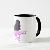 Glitzerhäschen ist egal tasse (VorderseiteRechts)