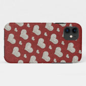 Glitzerherzen Case-Mate iPhone Hülle (Rückseite (Horizontal))