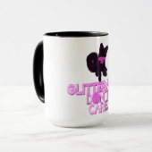 Glitzerhund ist egal tasse (Vorderseite Links)