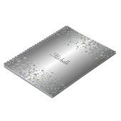 Glitzermuster Notizbuch Notizblock (Linke Seite)