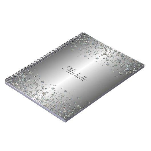 Glitzermuster Notizbuch Notizblock (Linke Seite)