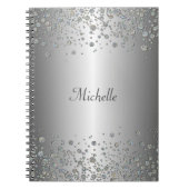 Glitzermuster Notizbuch Notizblock (Vorderseite)