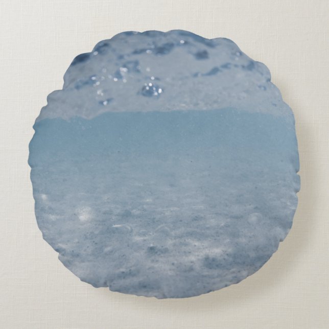 GLITZERN 1 RUNDES KISSEN (Vorderseite)