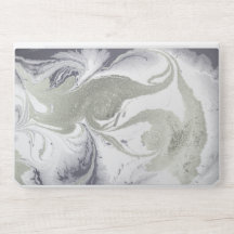 Glitzern Aquarellsilber Glitzer-Marmor