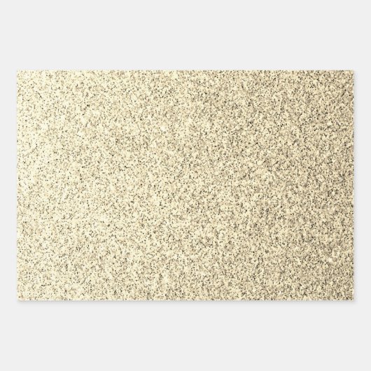 Glitzern aus leicht weichem Glitzer Geschenkpapier Set (Vorderseite 2)