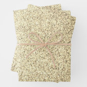 Glitzern aus leicht weichem Glitzer Geschenkpapier Set (Beispiel)
