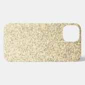 Glitzern aus leicht weichem Glitzer iPhone Hülle (Rückseite (Horizontal))