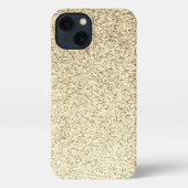 Glitzern aus leicht weichem Glitzer iPhone Hülle (Rückseite)