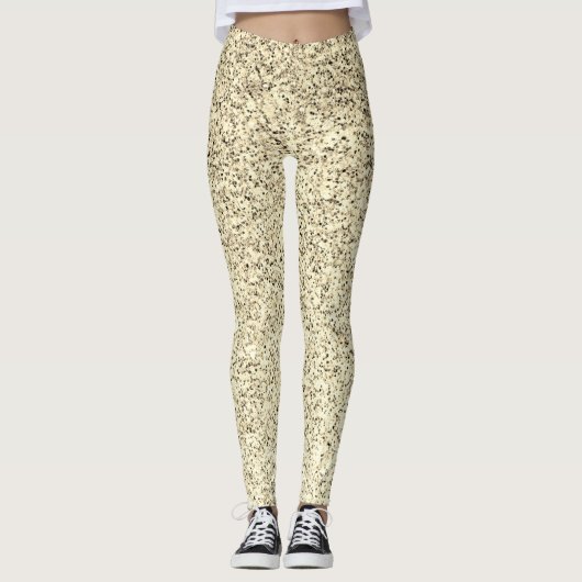 Glitzern aus leicht weichem Glitzer Leggings (Vorderseite)