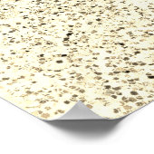 Glitzern aus leicht weichem Glitzer Poster (Ecke)