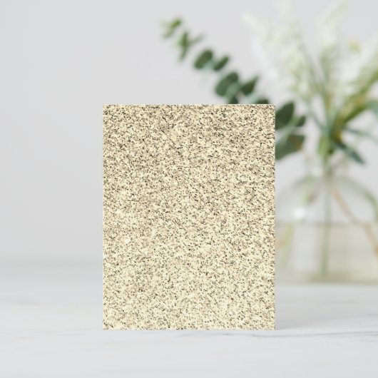 Glitzern aus leicht weichem Glitzer Postkarte (Stehend Vorderseite)