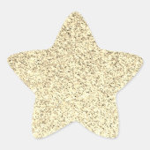 Glitzern aus leicht weichem Glitzer Stern-Aufkleber (Vorderseite)