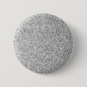 Glitzern aus silbergrauem Glitzer Button (Vorderseite)