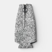 Glitzern aus silbergrauem Glitzer Flaschenkühler (Rückseite)