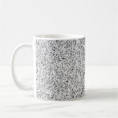 Glitzern aus silbergrauem Glitzer Kaffeetasse (Links)